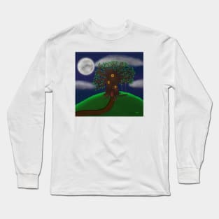 Tree house on a Hill Long Sleeve T-Shirt